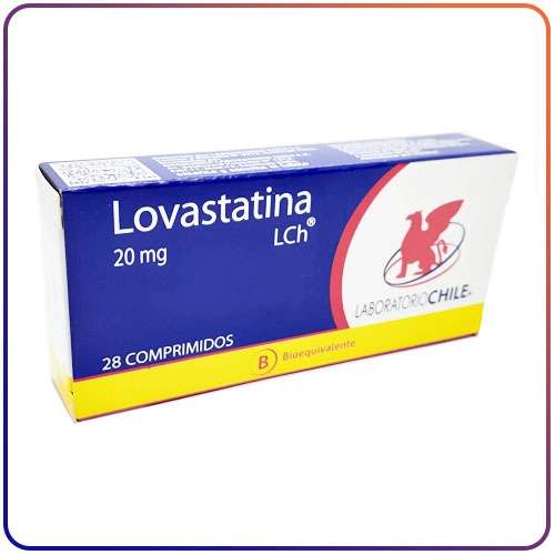 LOVASTATINA 20 MG X 28 COMPRIMIDOS